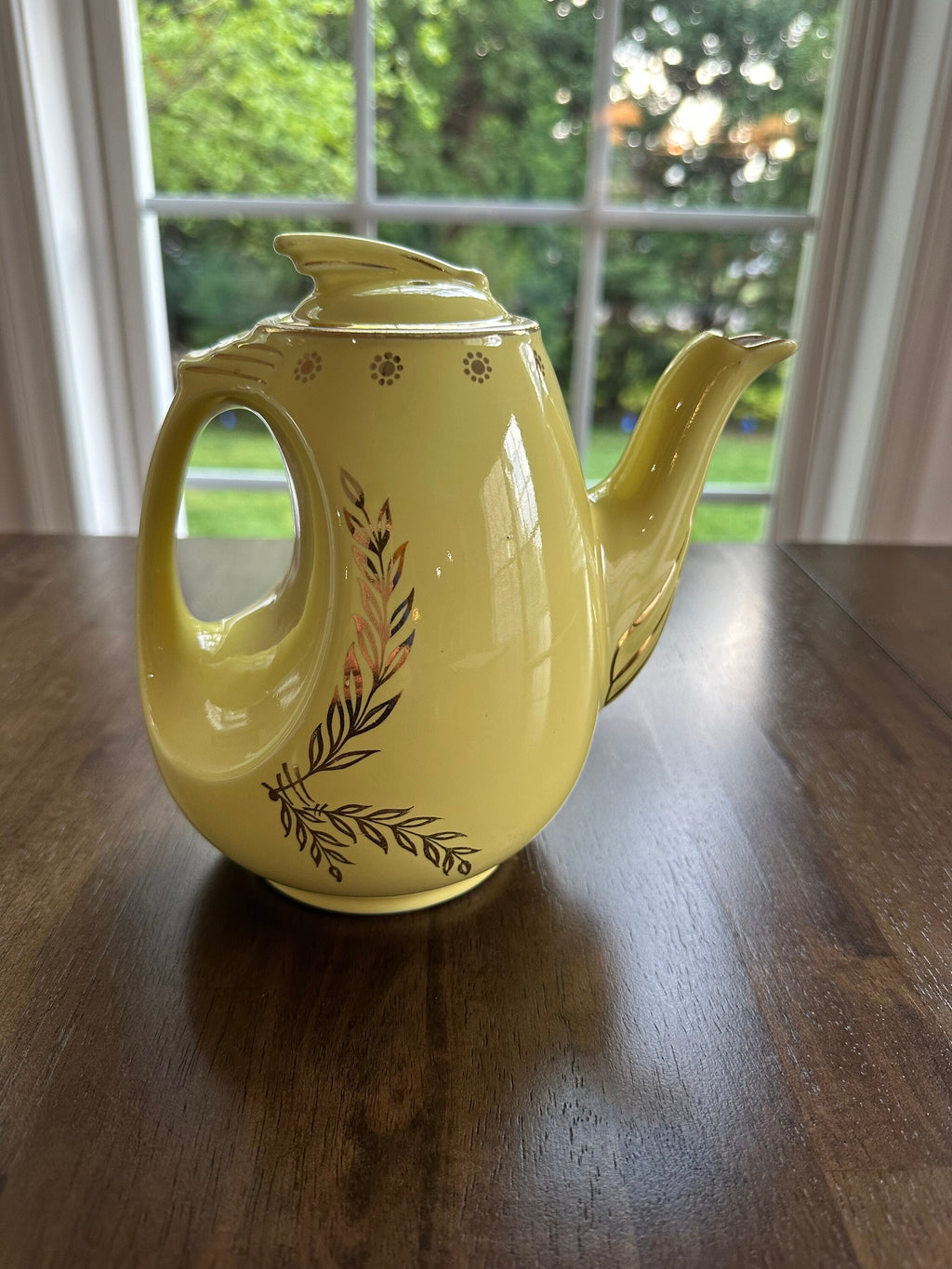 Hall Sundial Canary Yellow Teapot