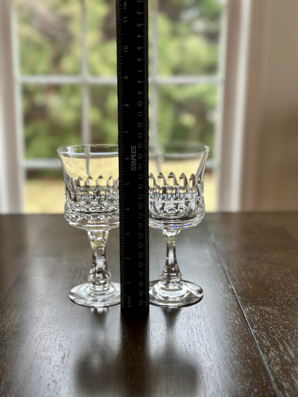 2 Kosta Boda Prince Wine Glasses