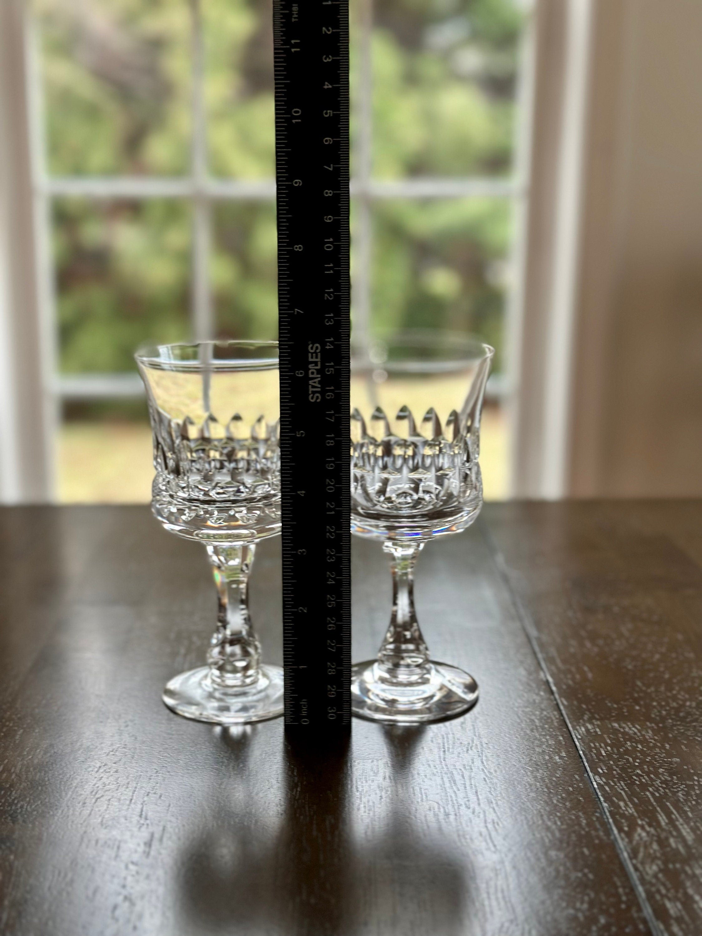 2 Kosta Boda Prince Wine Glasses
