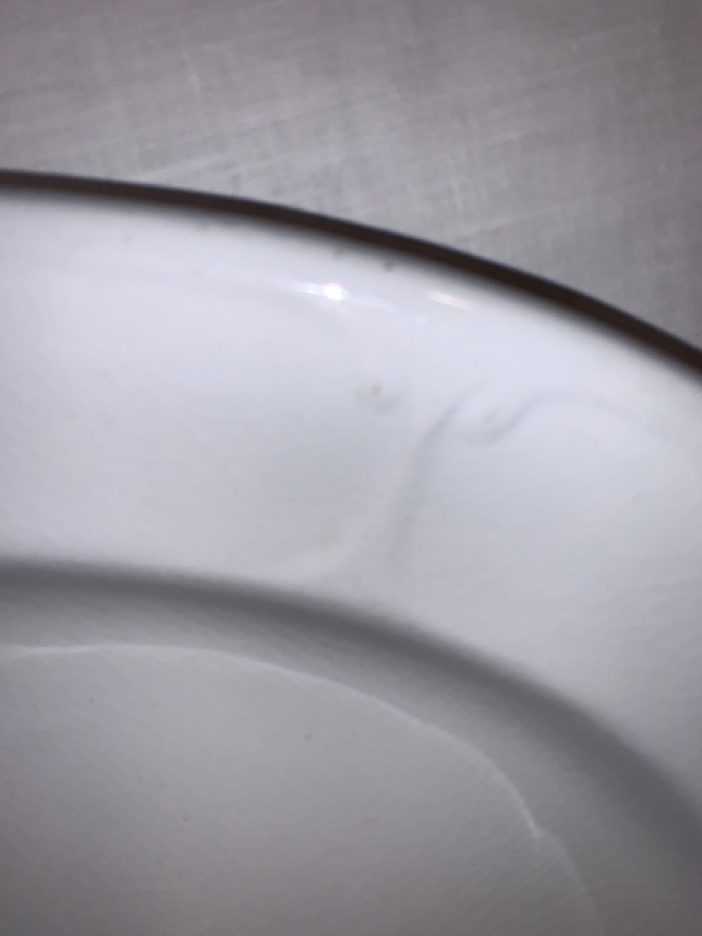 Antique circa 1850 Very Large Jacob Furnivals Platter
