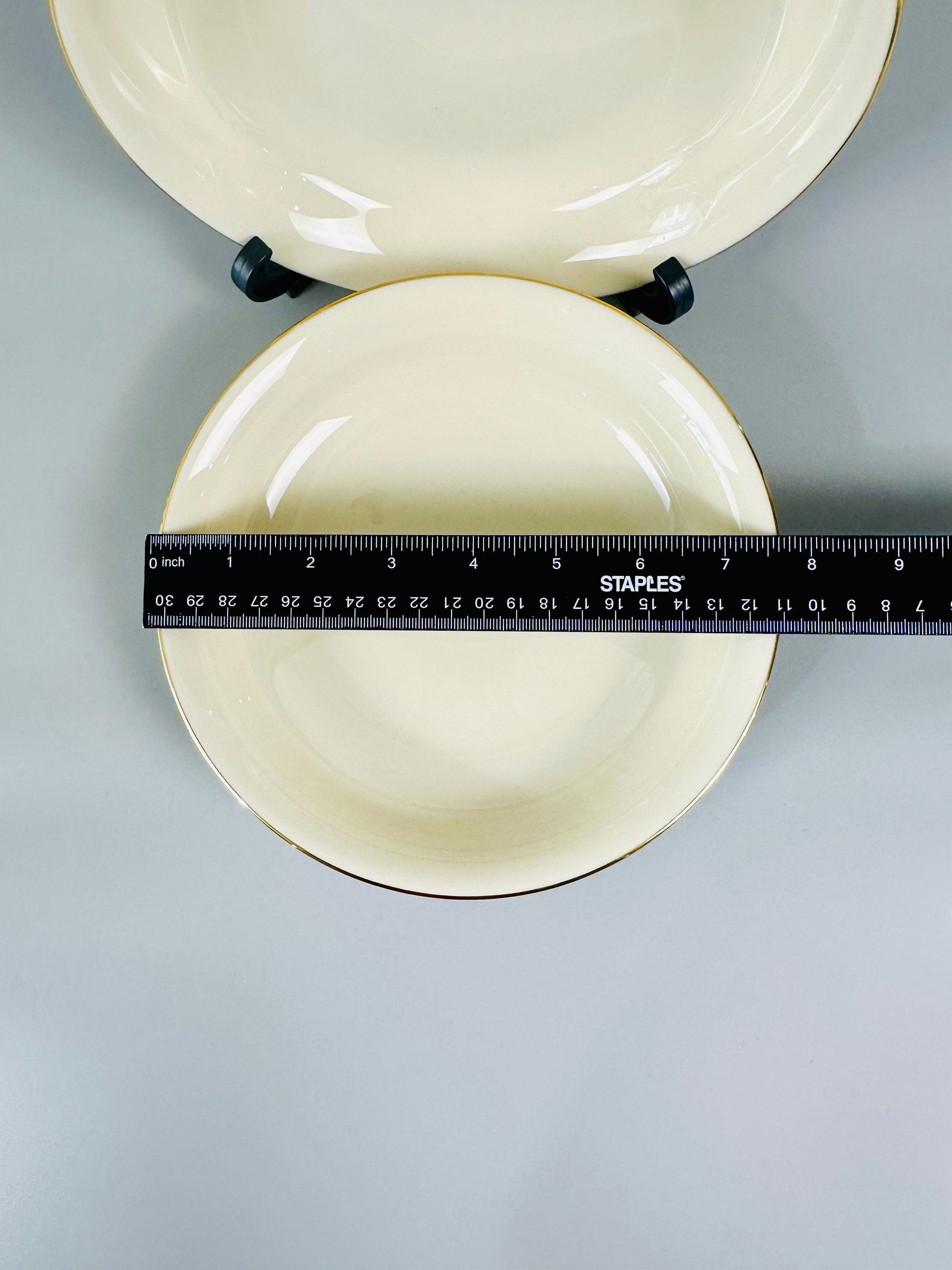 2 Lenox Hayworth Soup Bowls