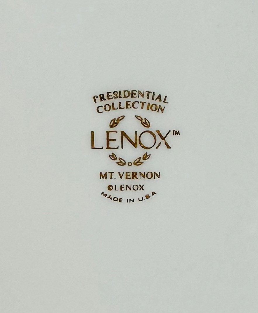 5 Lenox Mt. Vernon Salad Plates