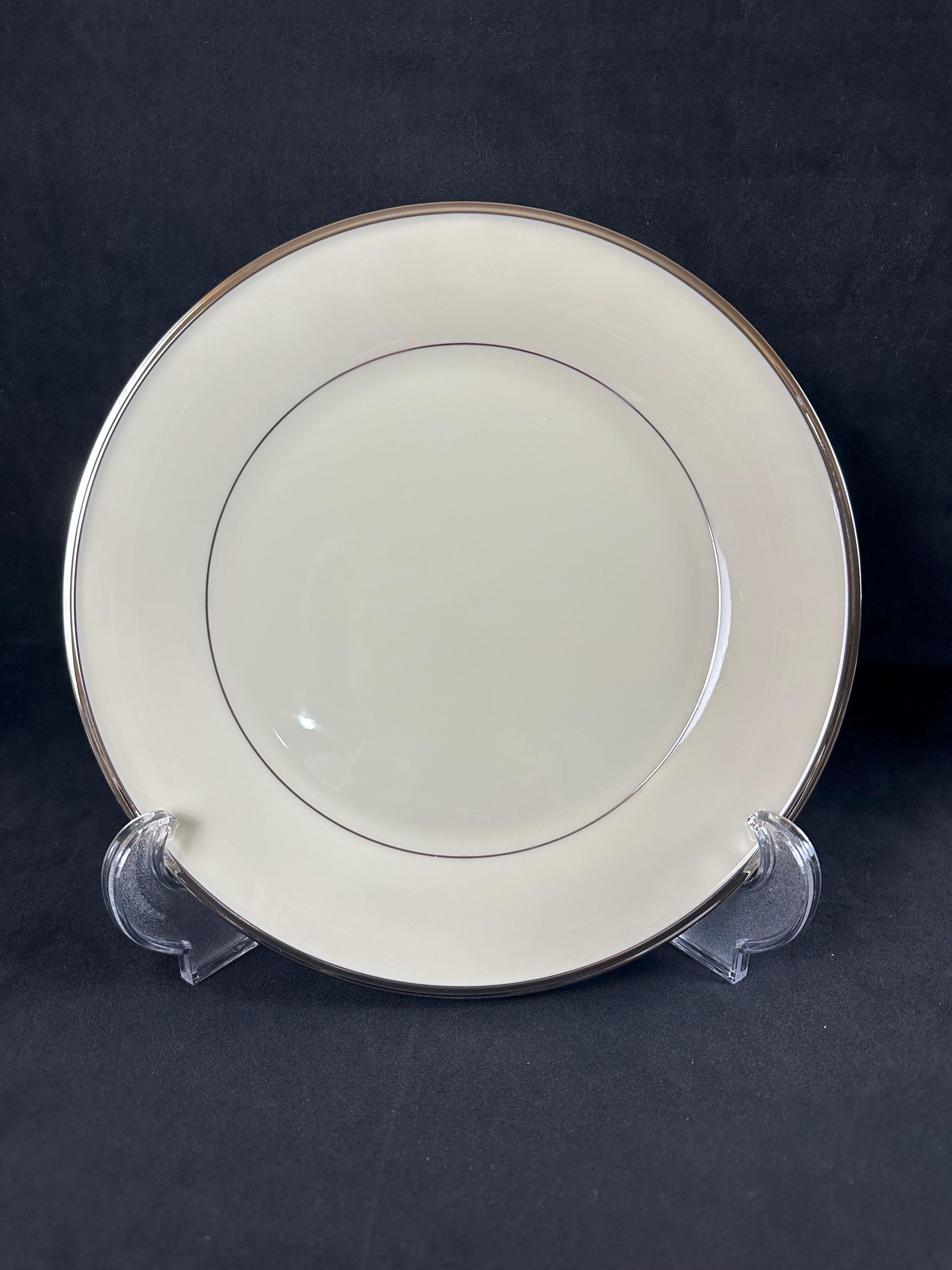 2 Lenox Solitaire Dinner Plates
