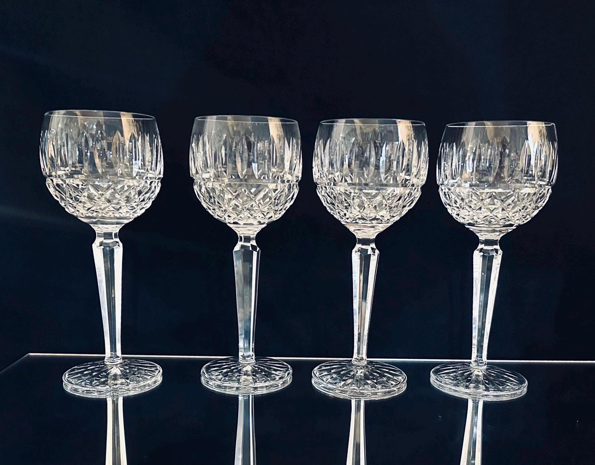 4 Waterford Maeve Hock Wine Glasses