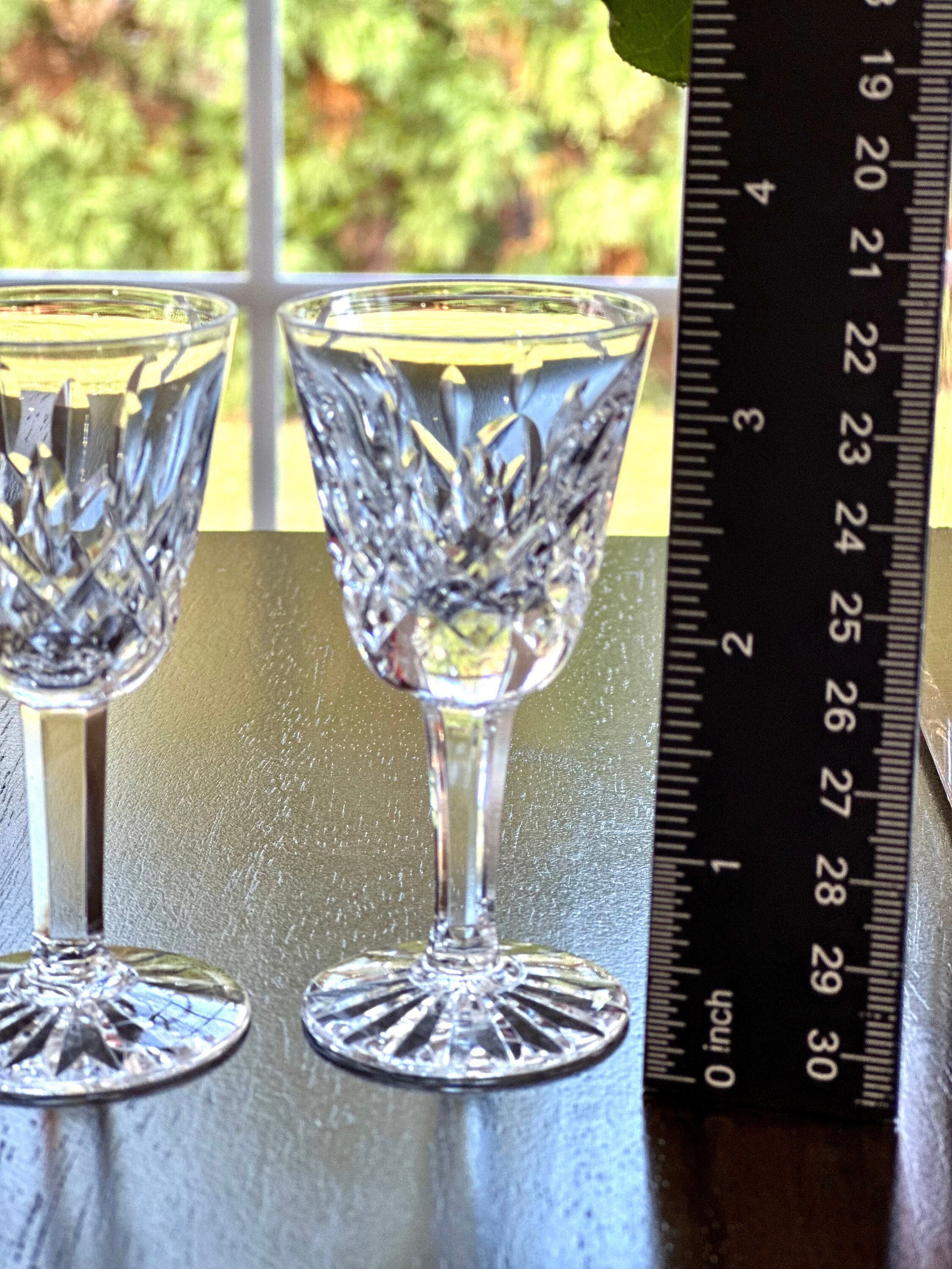 4 Waterford Lismore Cordial Glasses