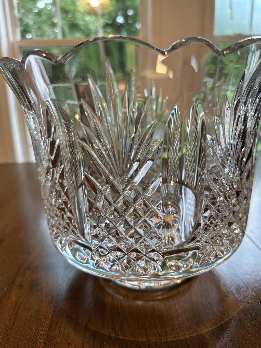 Waterford Crystal Period Art Deco New York Edition Signed Footed Bowl