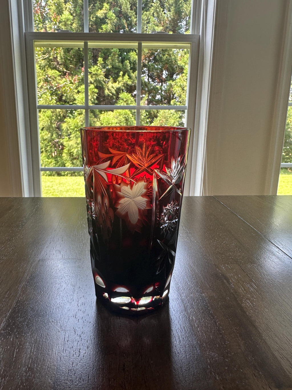 4 Nachtmann Traube Ruby Highball Glasses