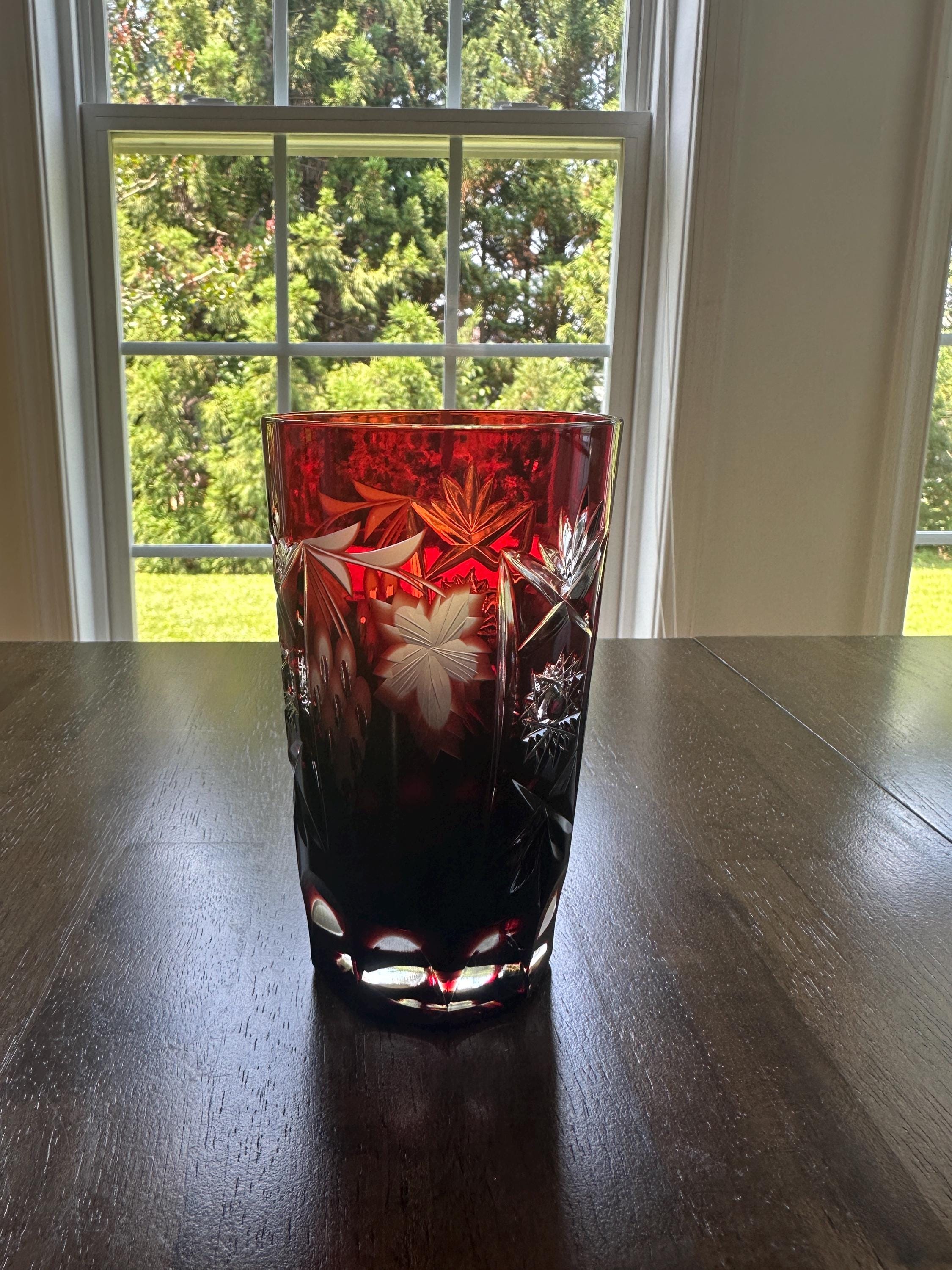 4 Nachtmann Traube Ruby Highball Glasses
