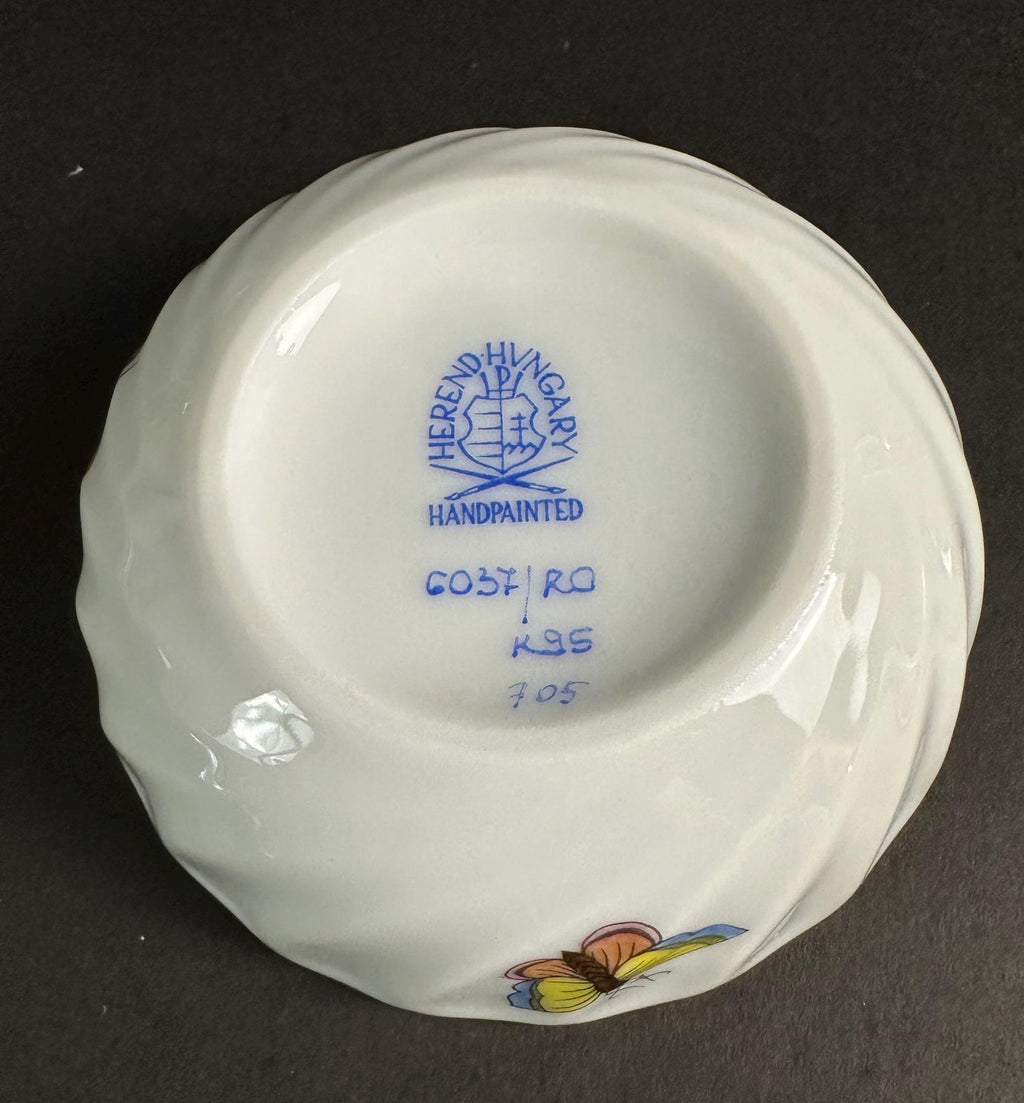 Herend Rothchilds Bird Trinket Box