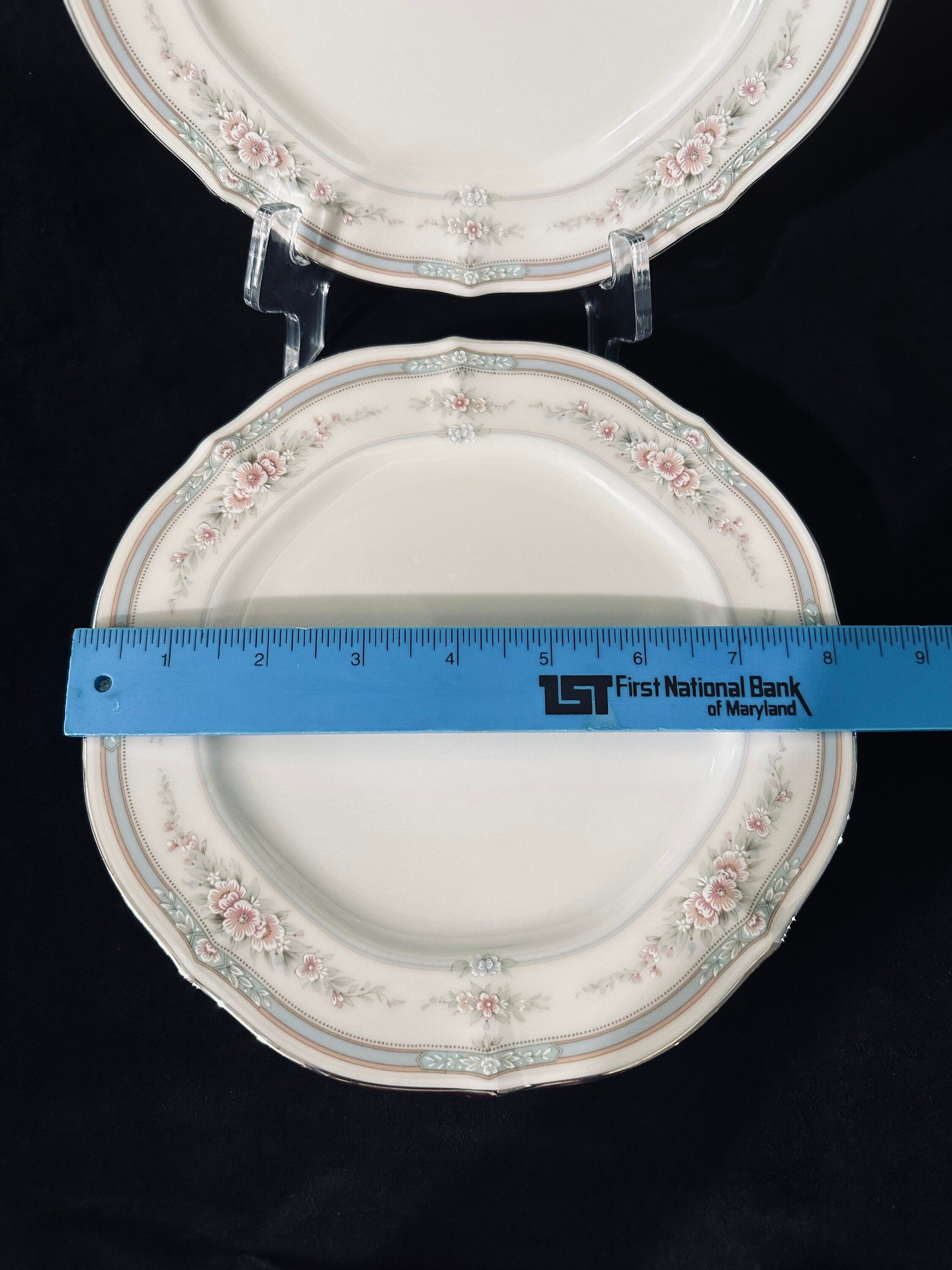 4 Noritake Rothschild Salad Plates