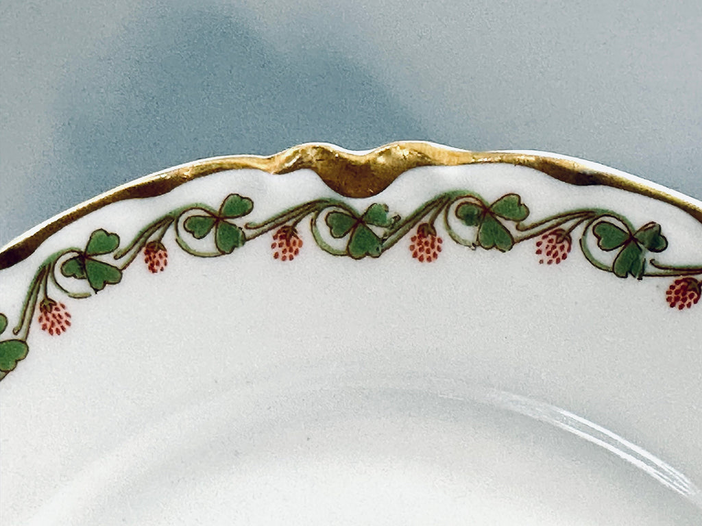 4 Haviland Clover Leaf Salad Plates