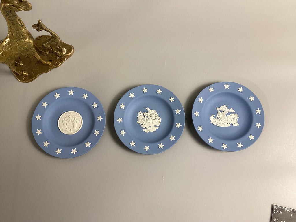 Three Wedgwood Jasperware  Trinket Dishes
