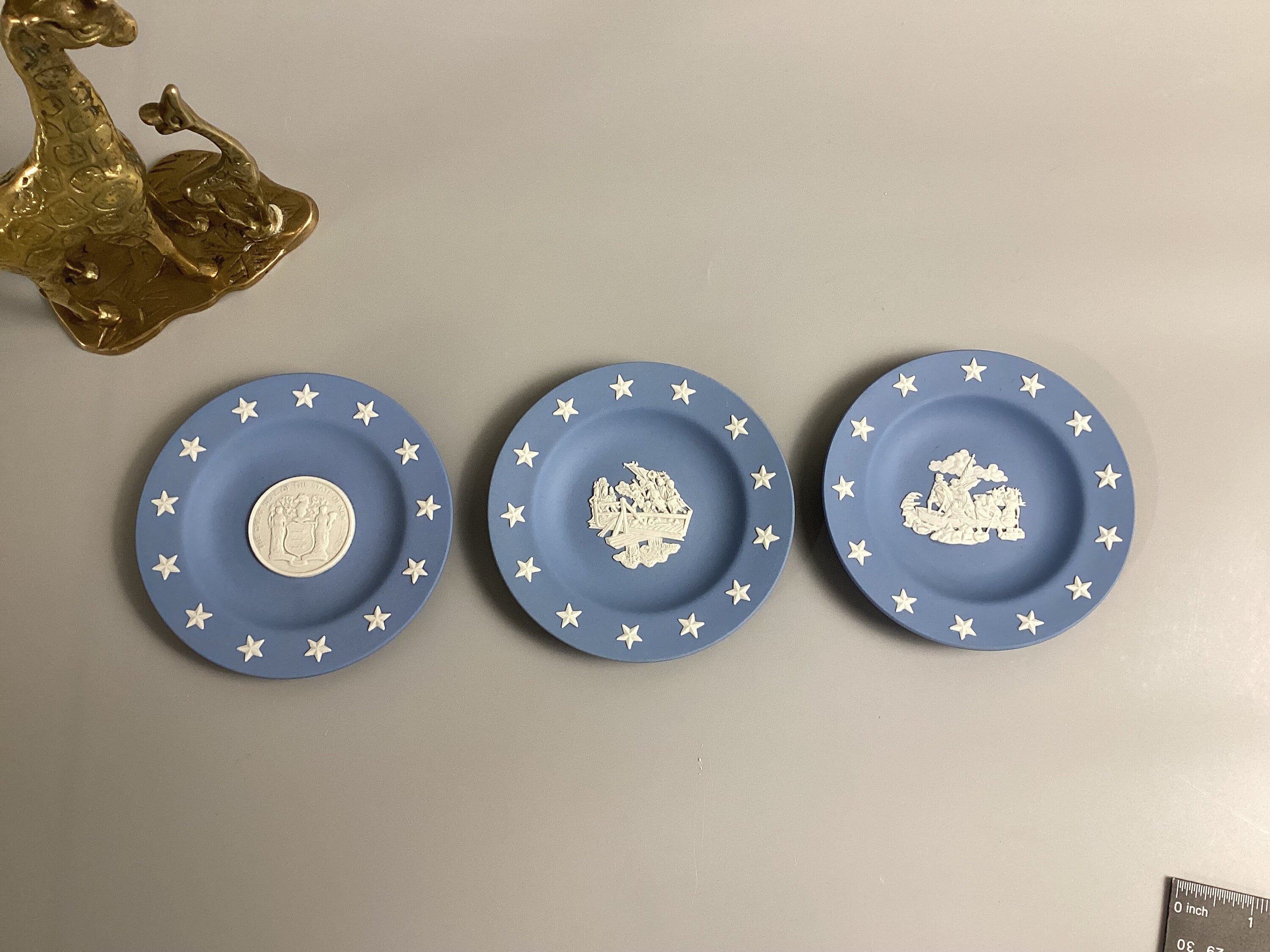 Three Wedgwood Jasperware  Trinket Dishes