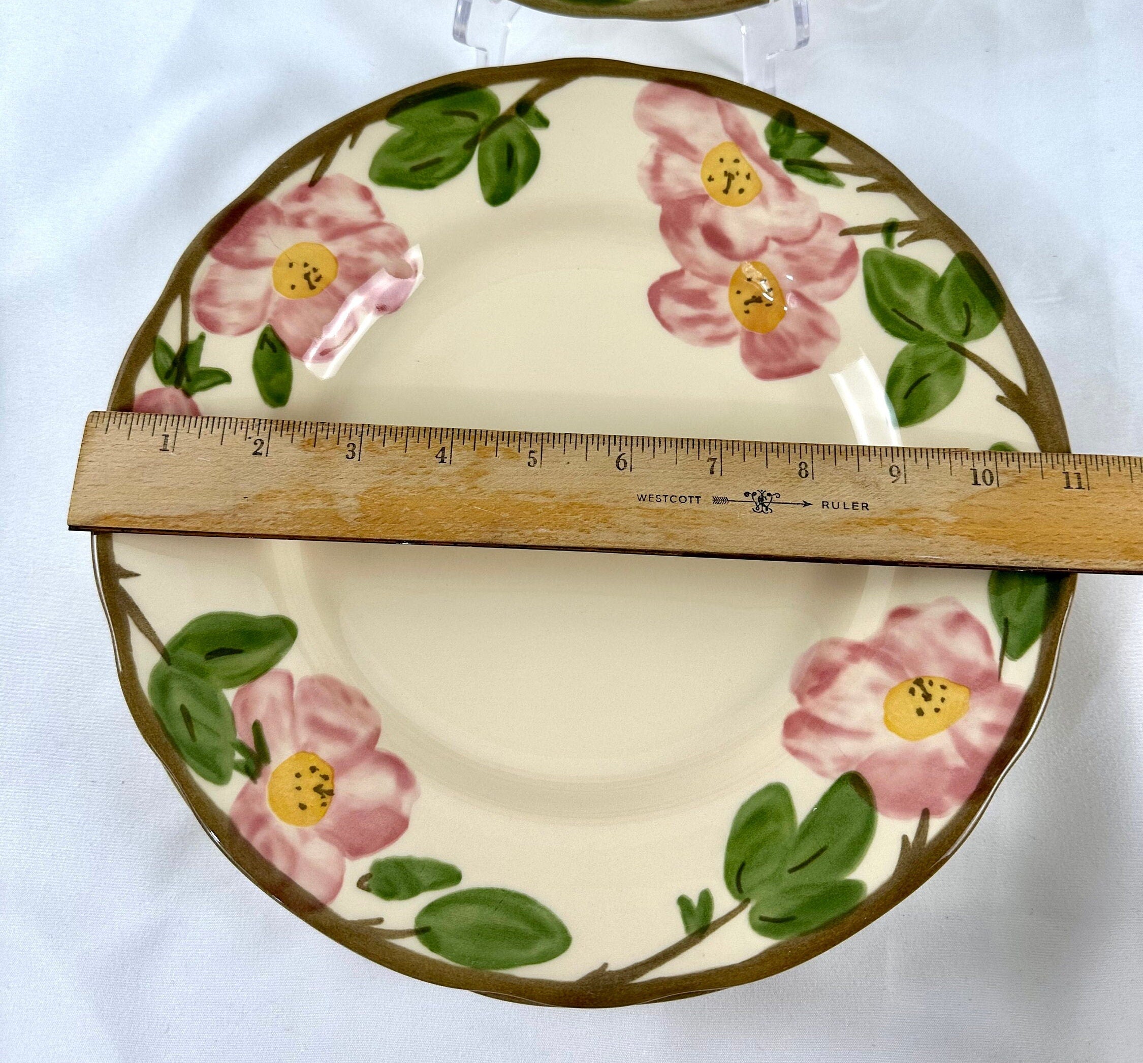 4 Franciscan Desert Rose Large Dinner Plates