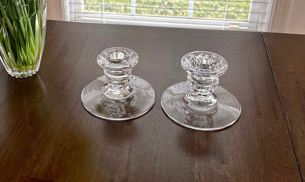 Fostoria American Candle Holders