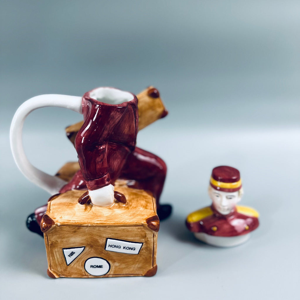 Adorable Bellhop Teapot