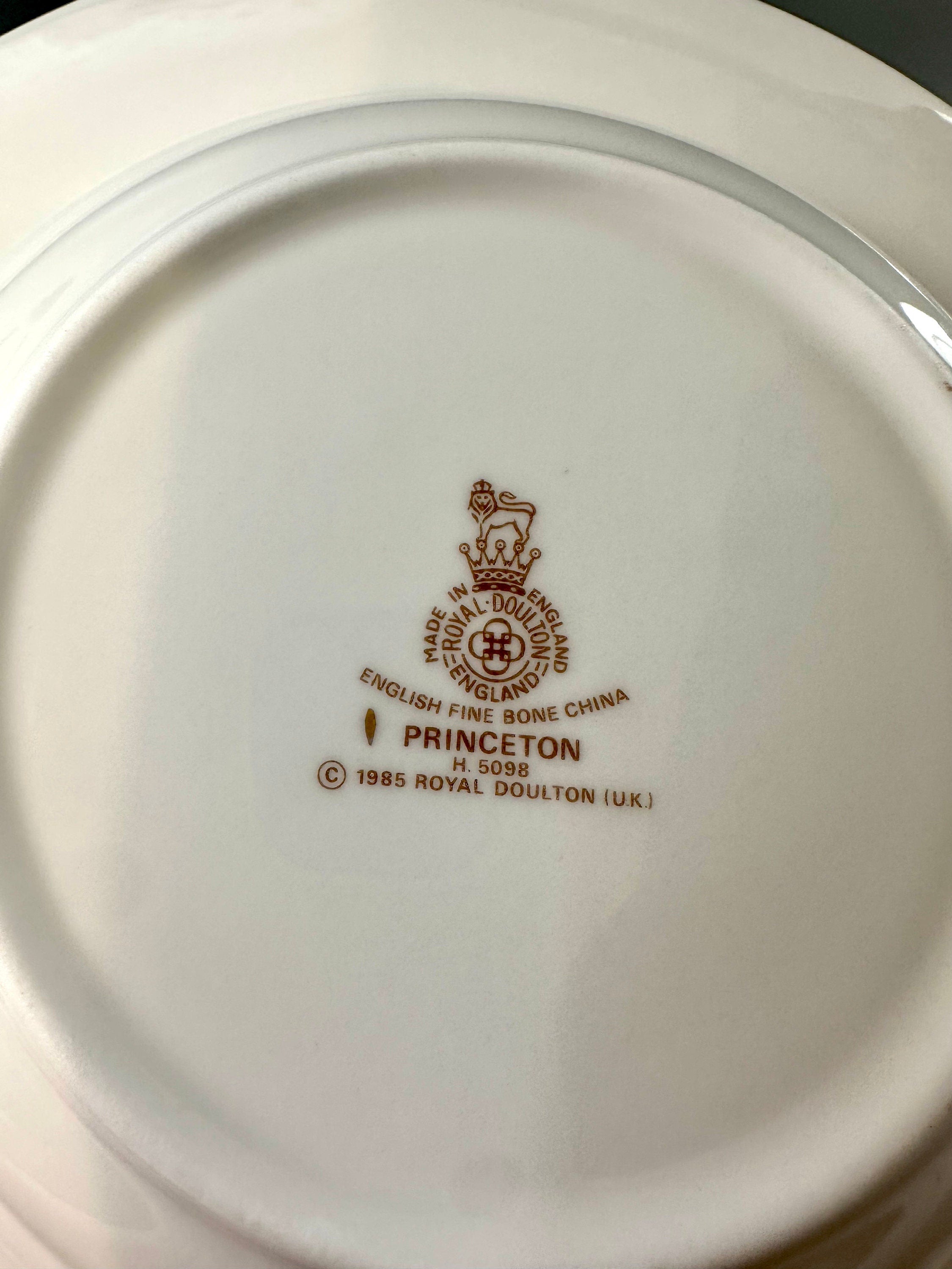 4 Royal Doulton Princeton Soup Bowls