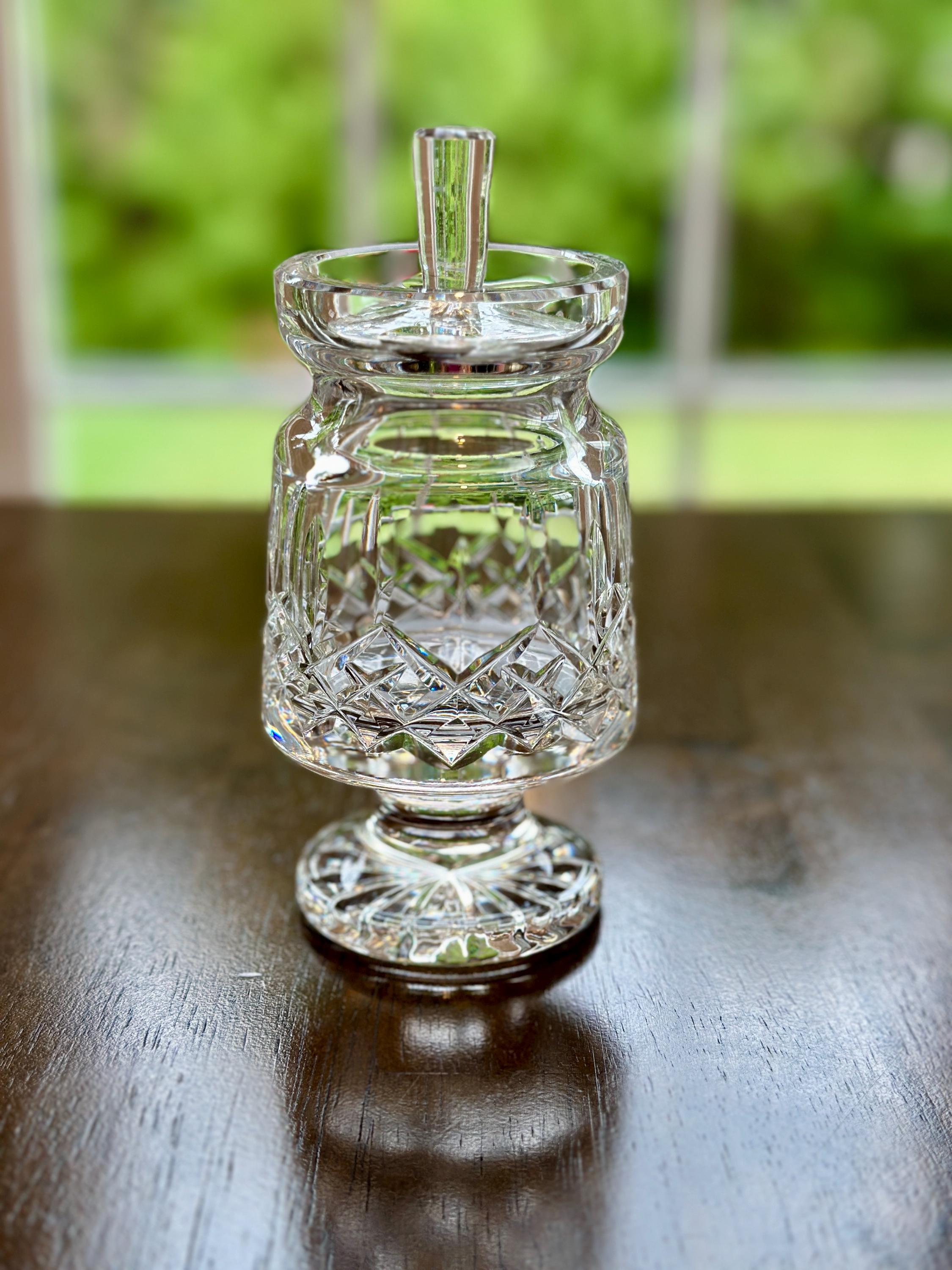 Waterford Jam Jelly Honey Crystal Jar