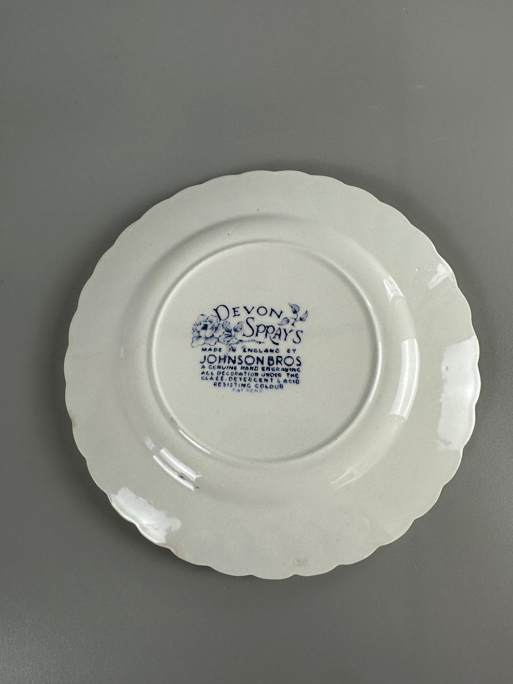 2 Johnson Brothers Devon Sprays Bread Plates