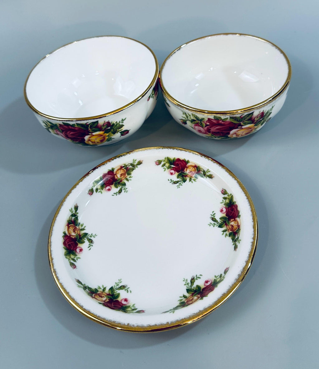 Old Country Roses by Royal Albert 5 Small Serving Pieces