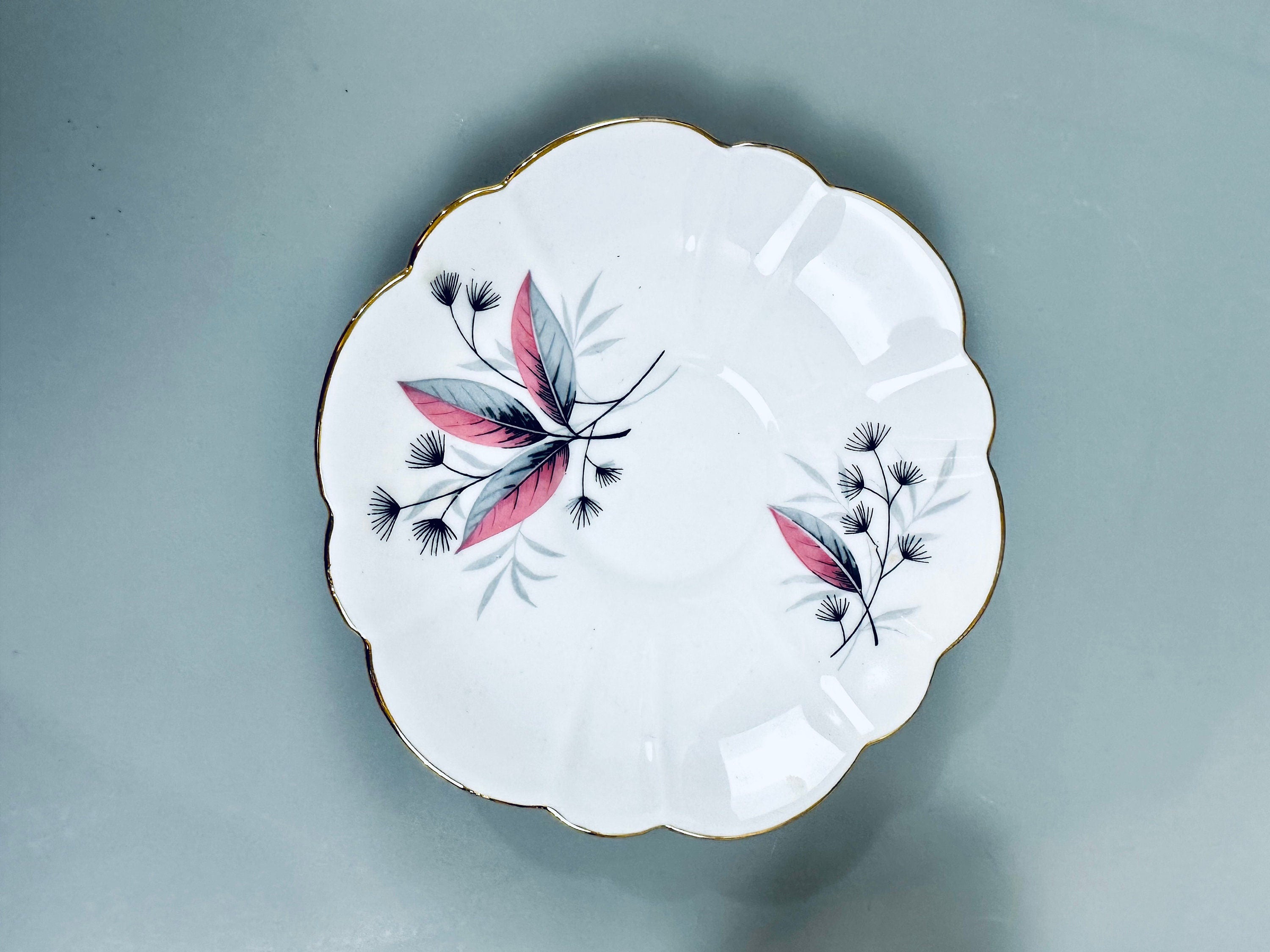 Vintage English Castle Bone China Teacup