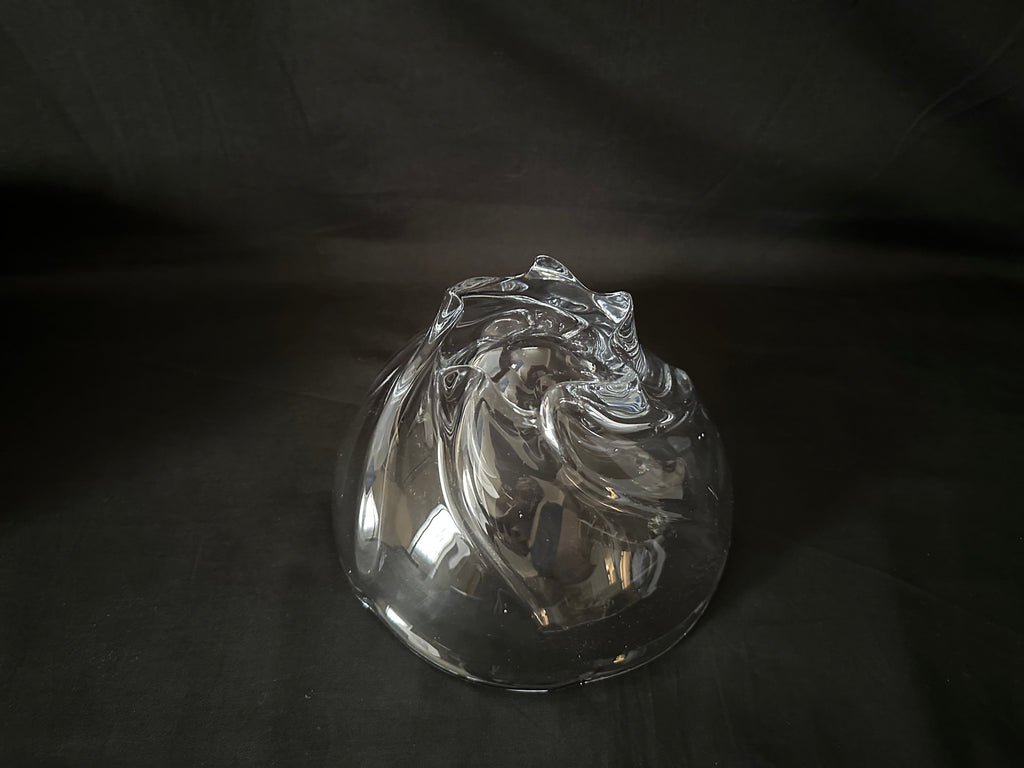 Holmegaaurd Vintage Crystal Art Glass Bowl