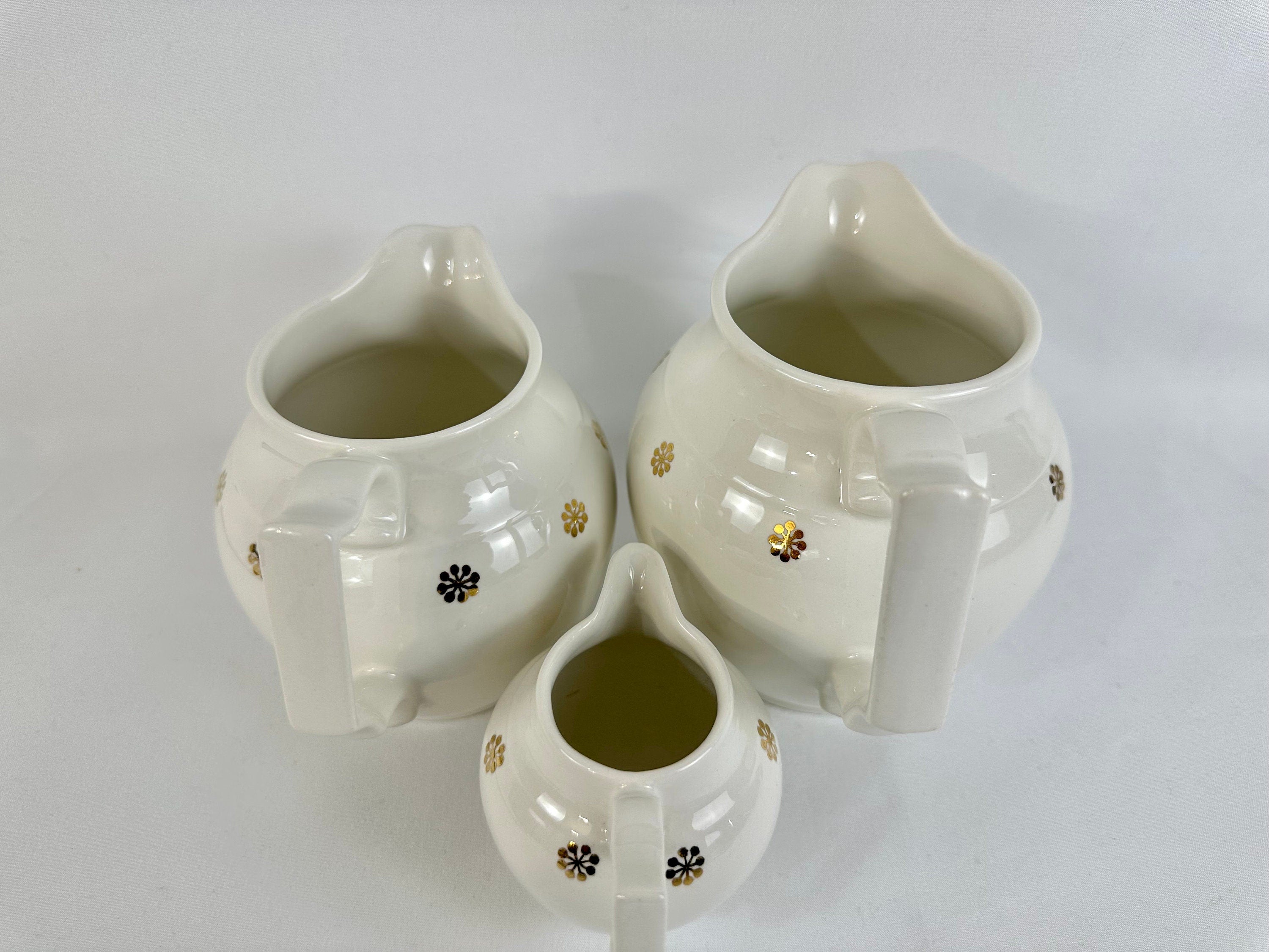 3 Hall Pottery Pitchers