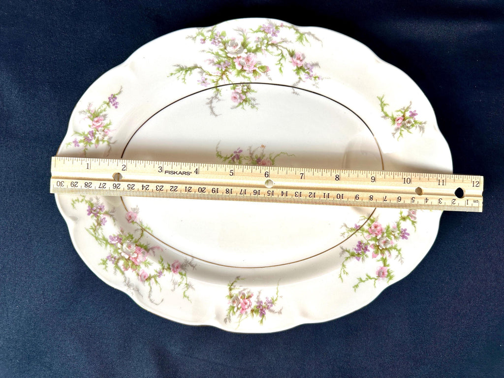 Haviland Rosalinde Serving Platter and Bowl