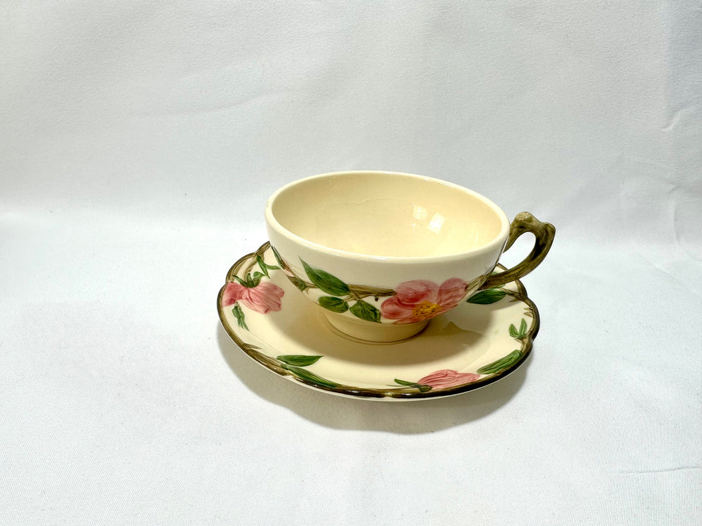 4 Franciscan Desert Rose Teacups