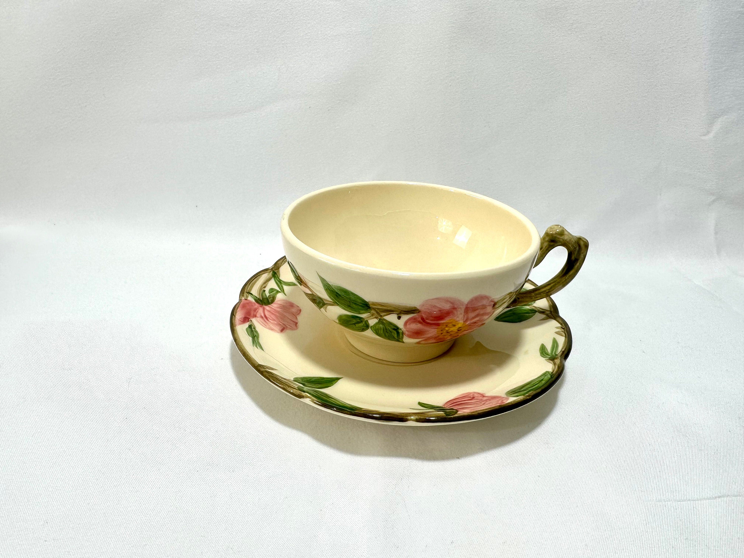 4 Franciscan Desert Rose Teacups