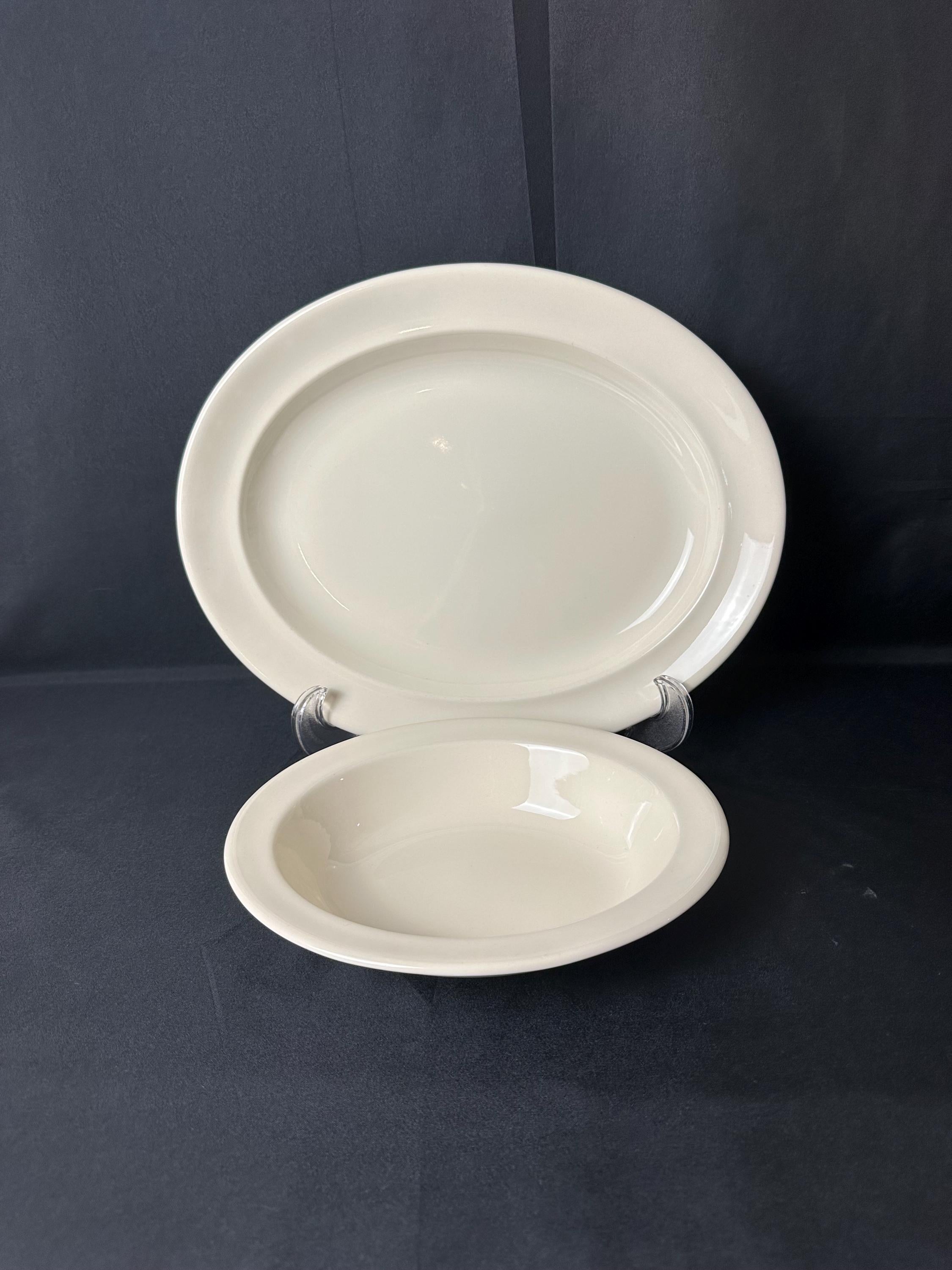 Wedgwood Traditional Plain Platter and Serving Bowl