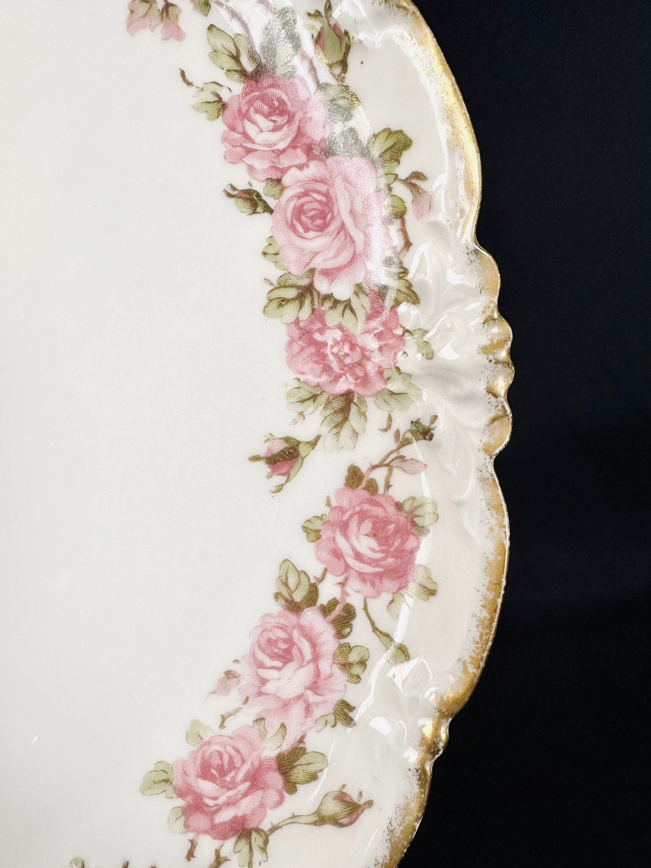 Limoges Cabinet Plate/ Round Platter/ Cake Plate