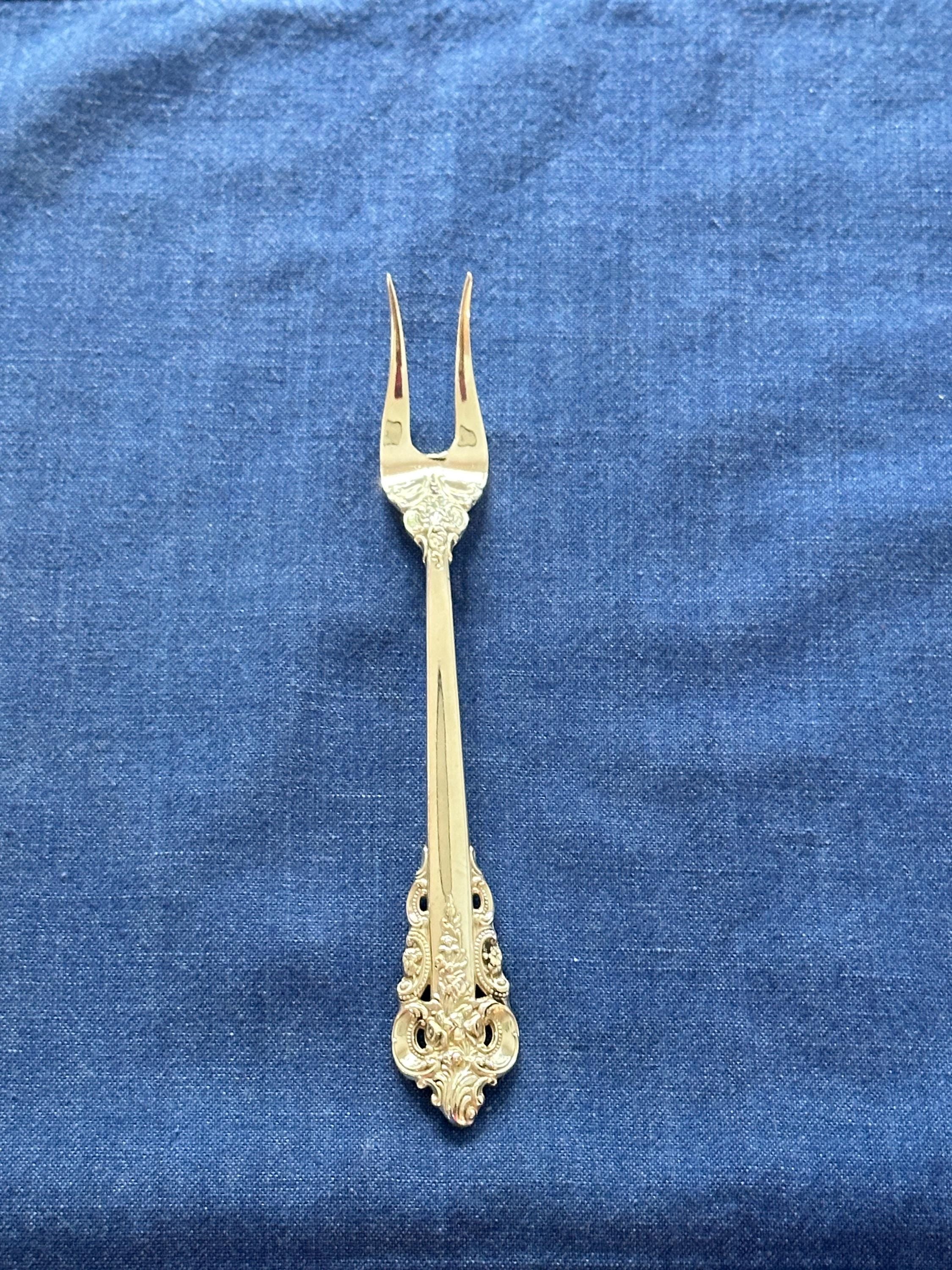 Wallace Grande Baroque Sterling Serving Fork