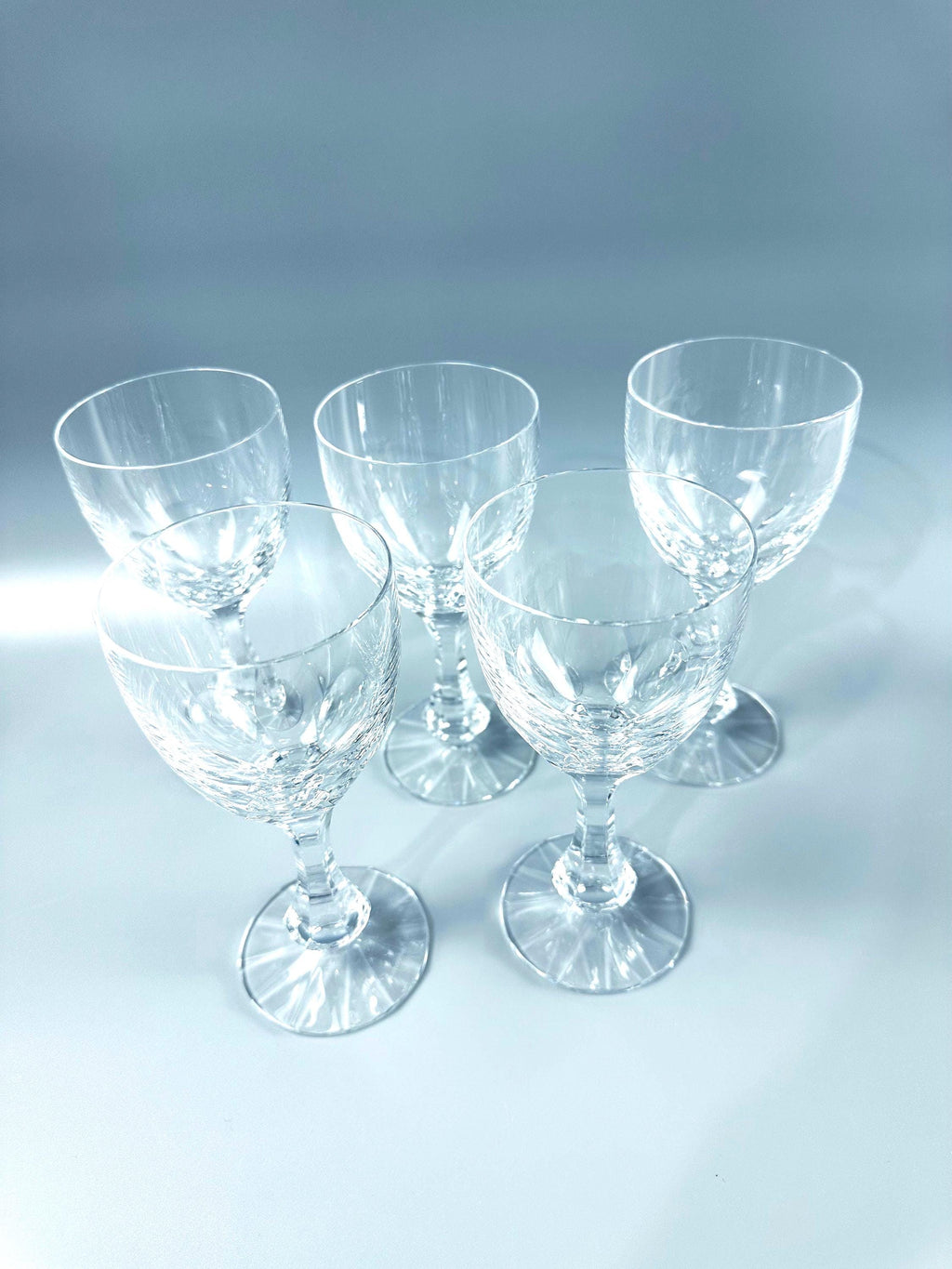 5 Baccarat Monaco Water Goblets