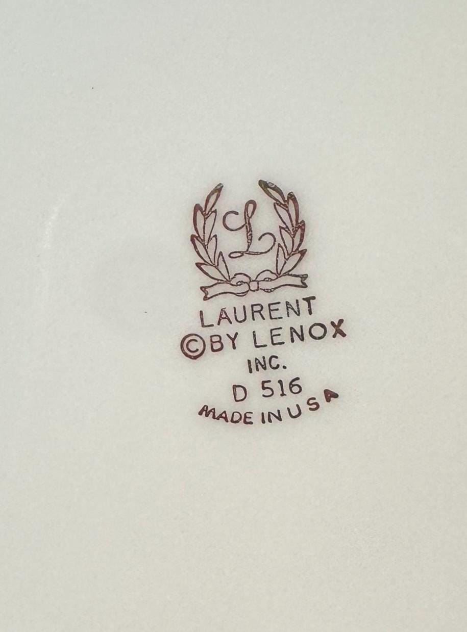 3 Lenox Laurent Dinner Plates