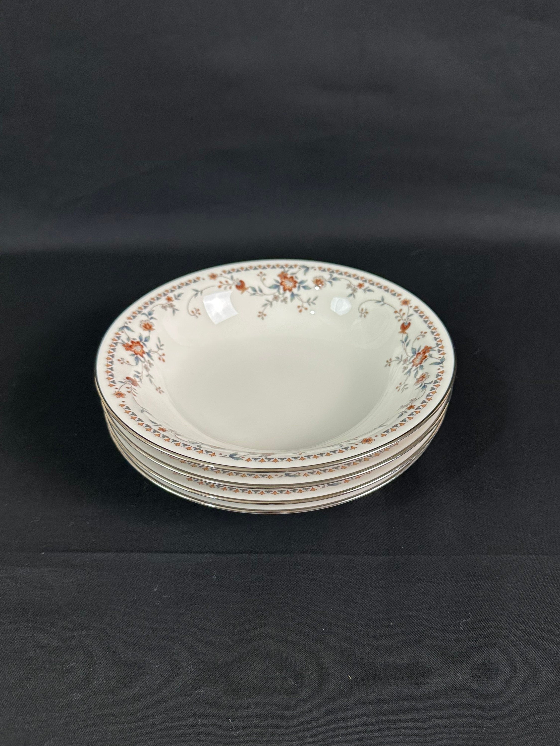 4 Noritake Adagio Fruit Dessert Bowls