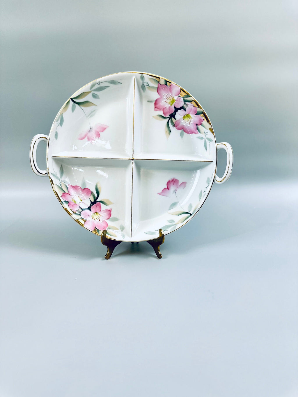 Antique Noritake 4 Part Relish Plate