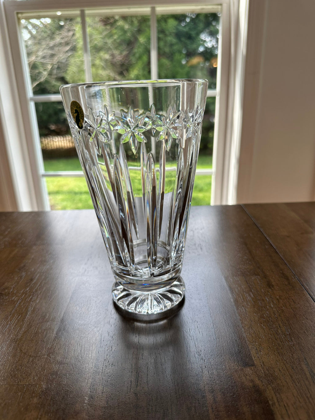 Waterford Crystal Betsy Ross Vase 8” vase