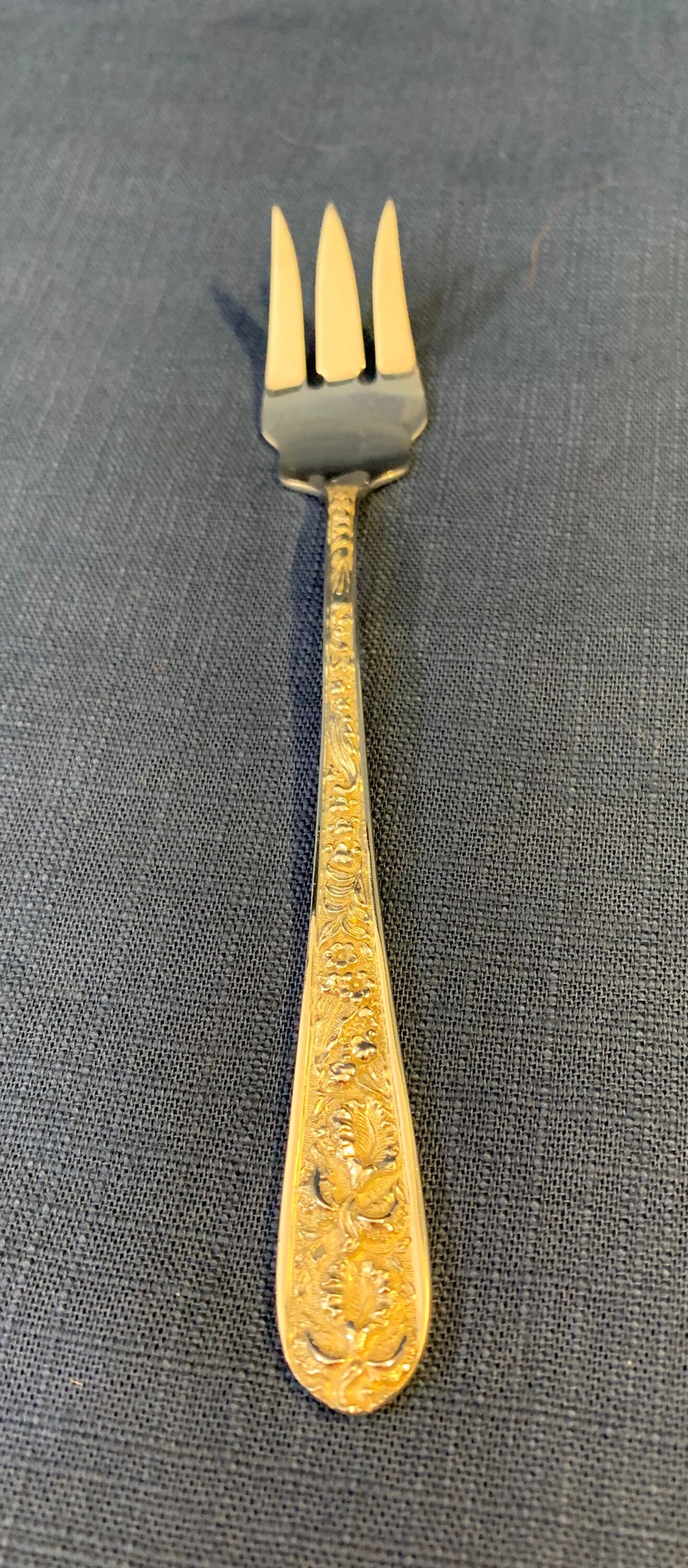 Stieff Corsage Sterling Silver Pickle Olive Fork