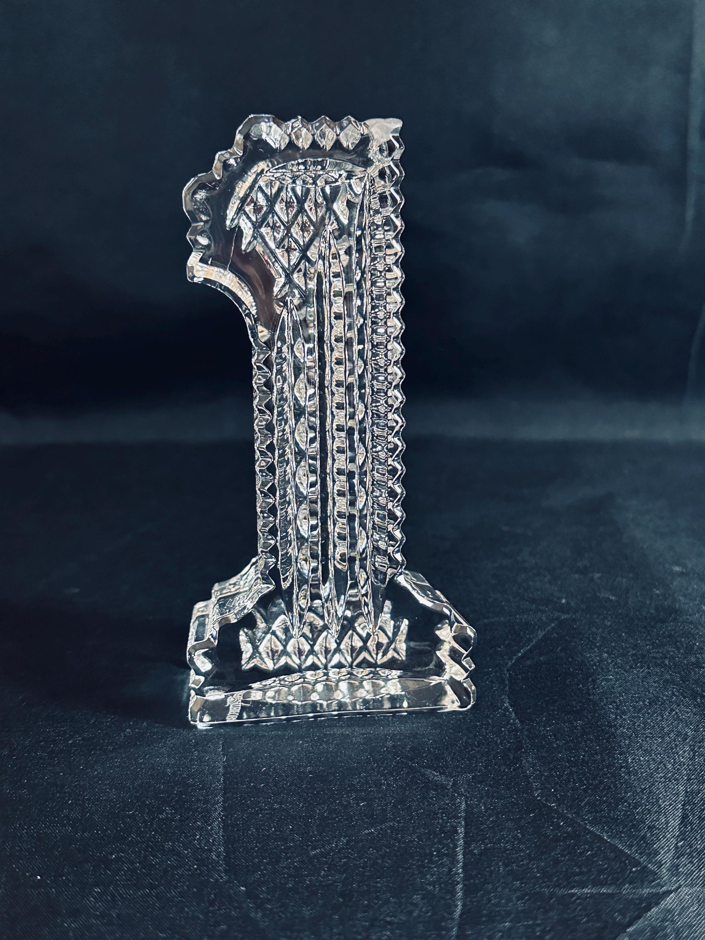 Waterford Crystal Paperweight Number One