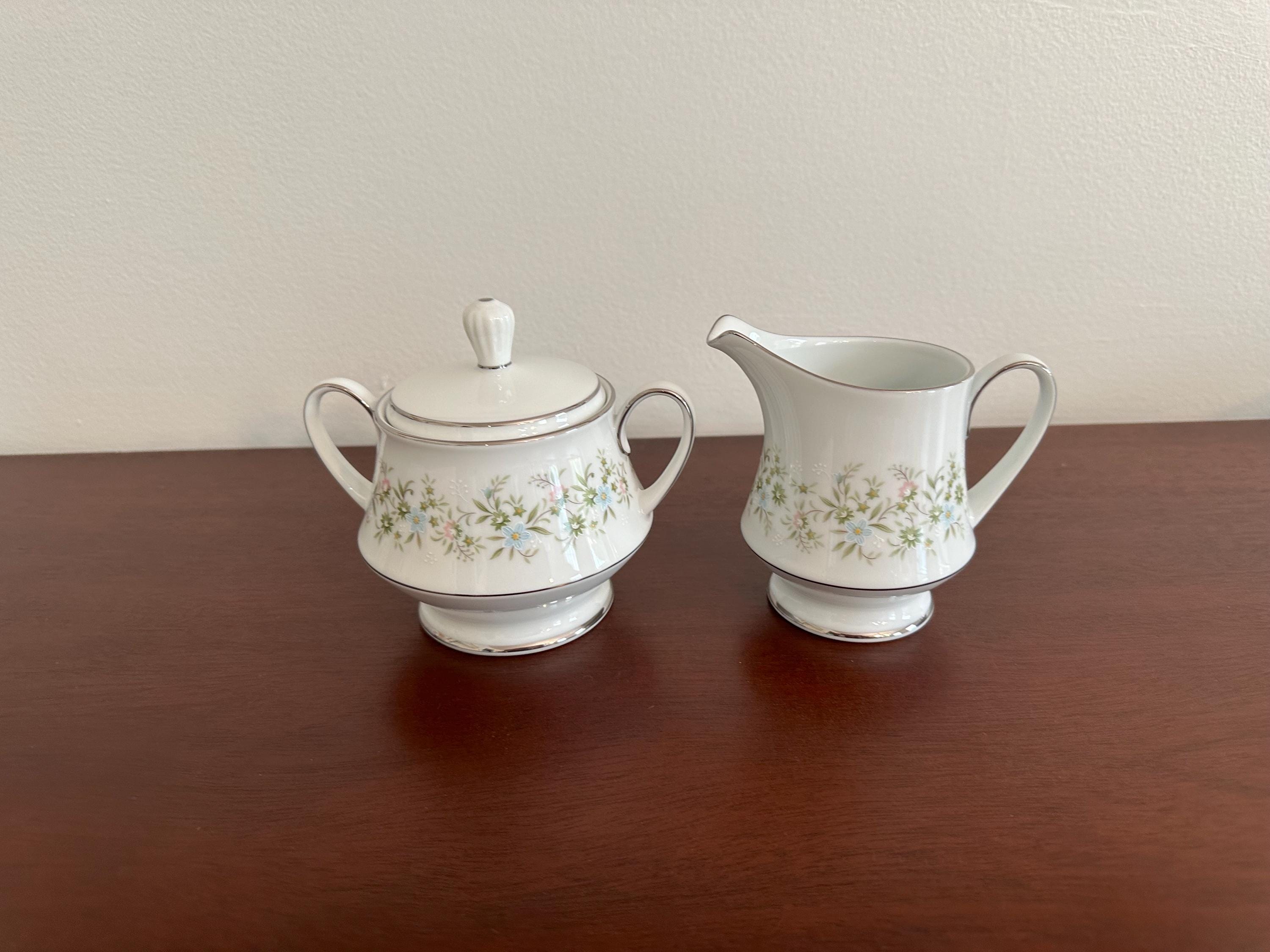 Noritake Savannah Creamer and Sugar Bowl