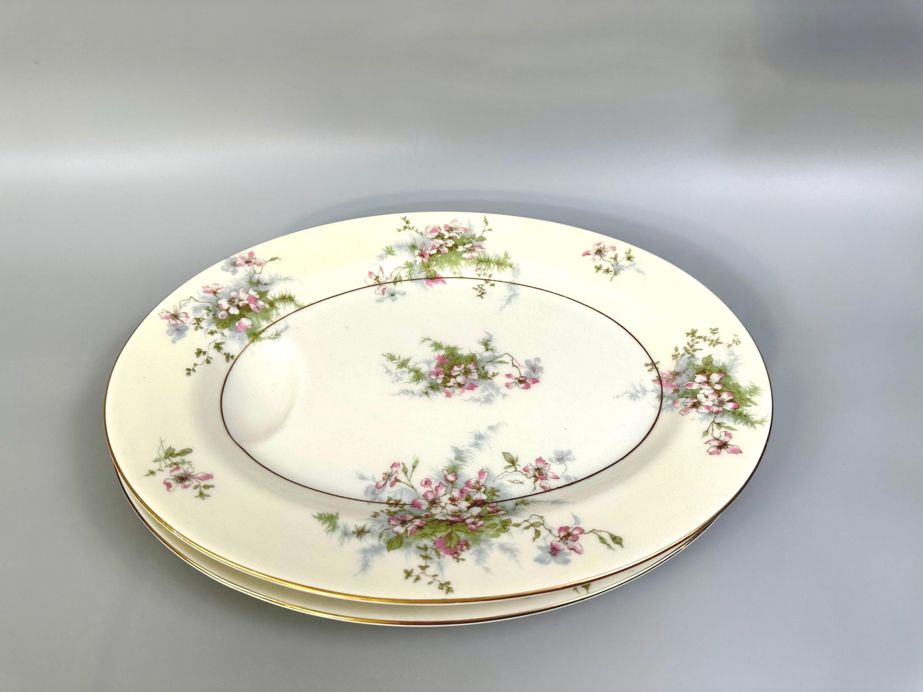 2 Haviland Apple Blossom Serving Platters
