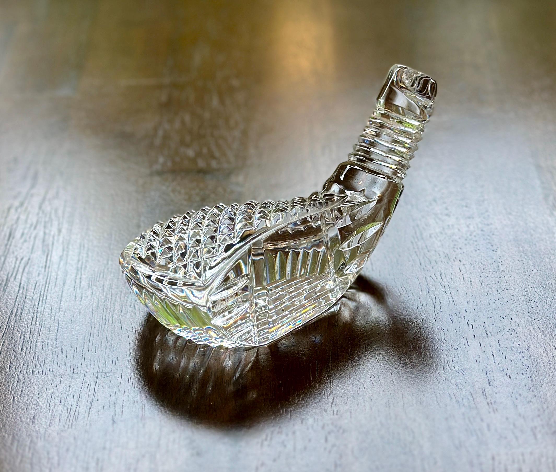 Waterford Crystal Golf Club Paperweight