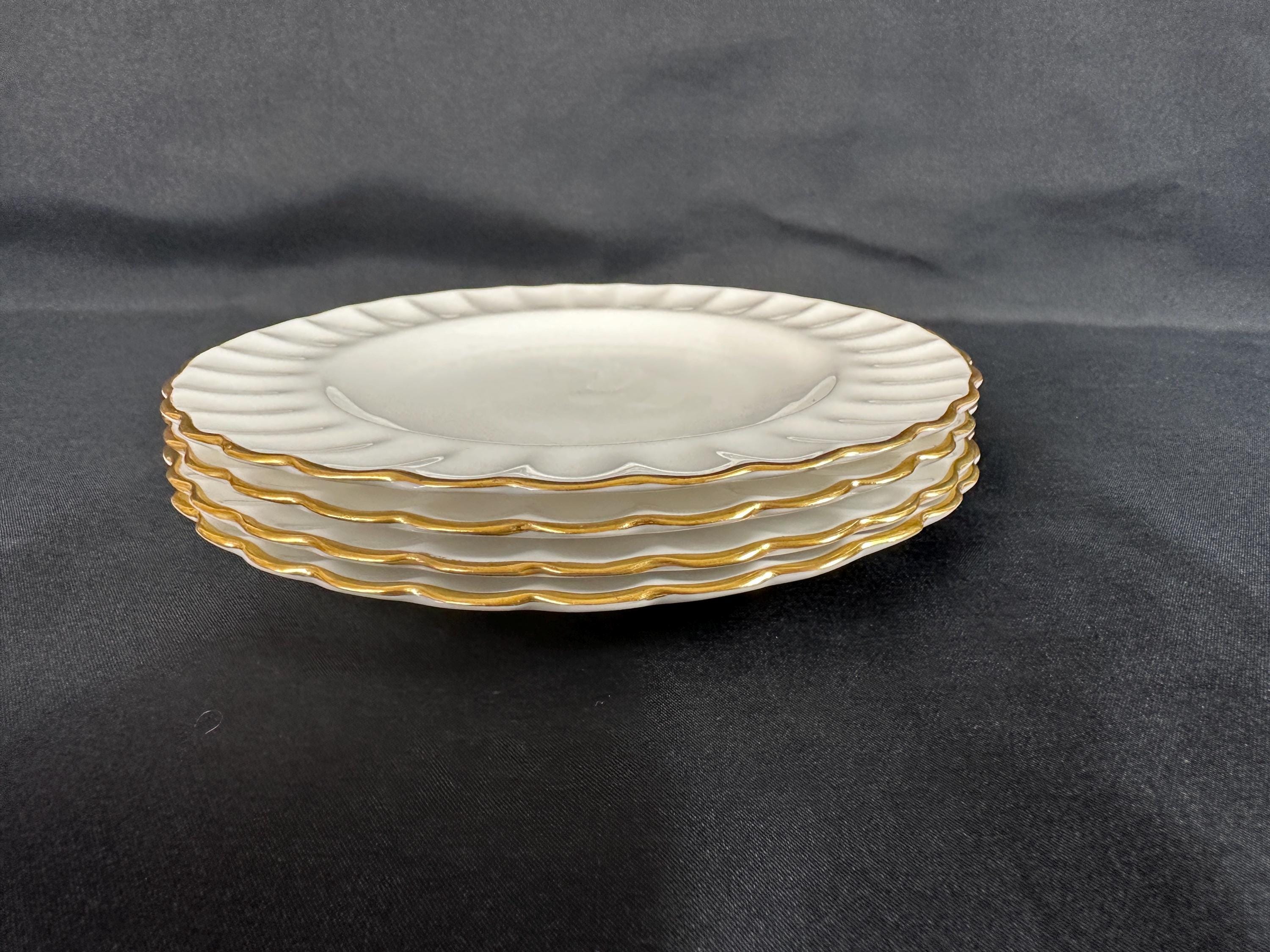 4 Copeland Spode Midas Dessert Plates