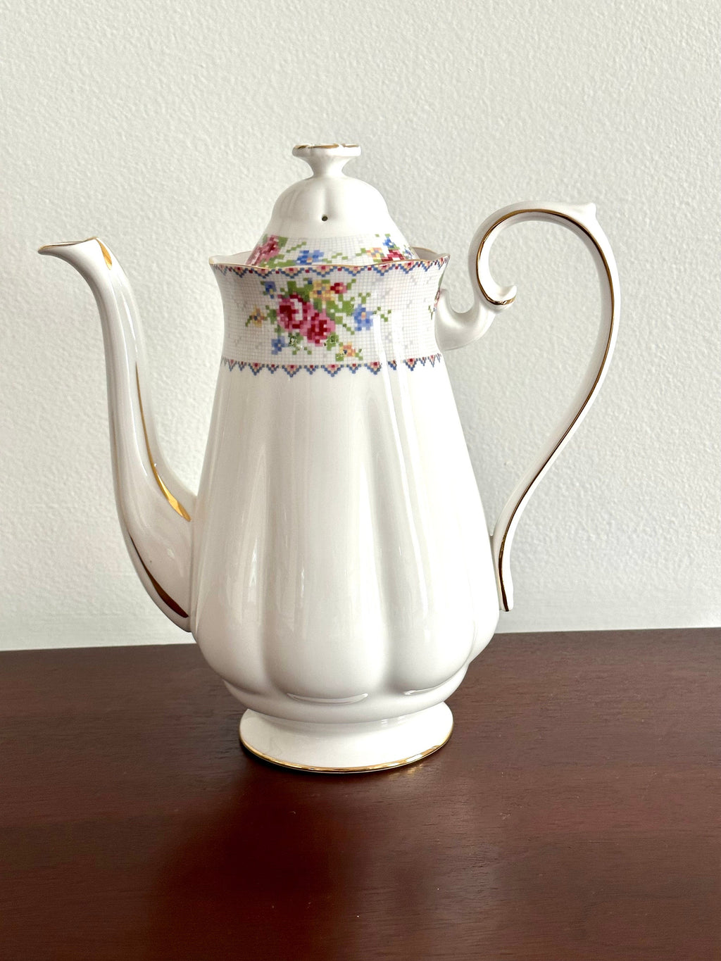 Royal Albert Petite Point Coffee Pot