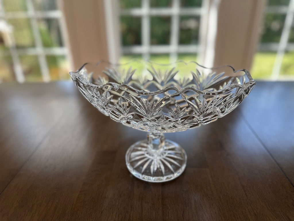 Waterford Irish Treasures Footed Oval Bowl Signed by Master Artist