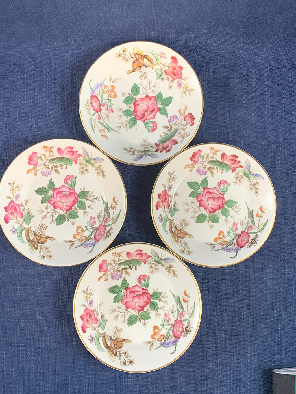 4 Wedgwood Charnwood Fruit Bowls
