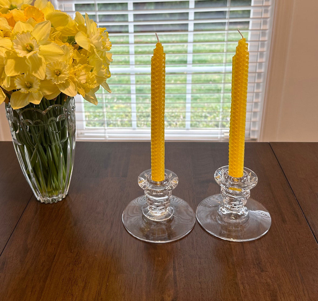 Fostoria American Candle Holders