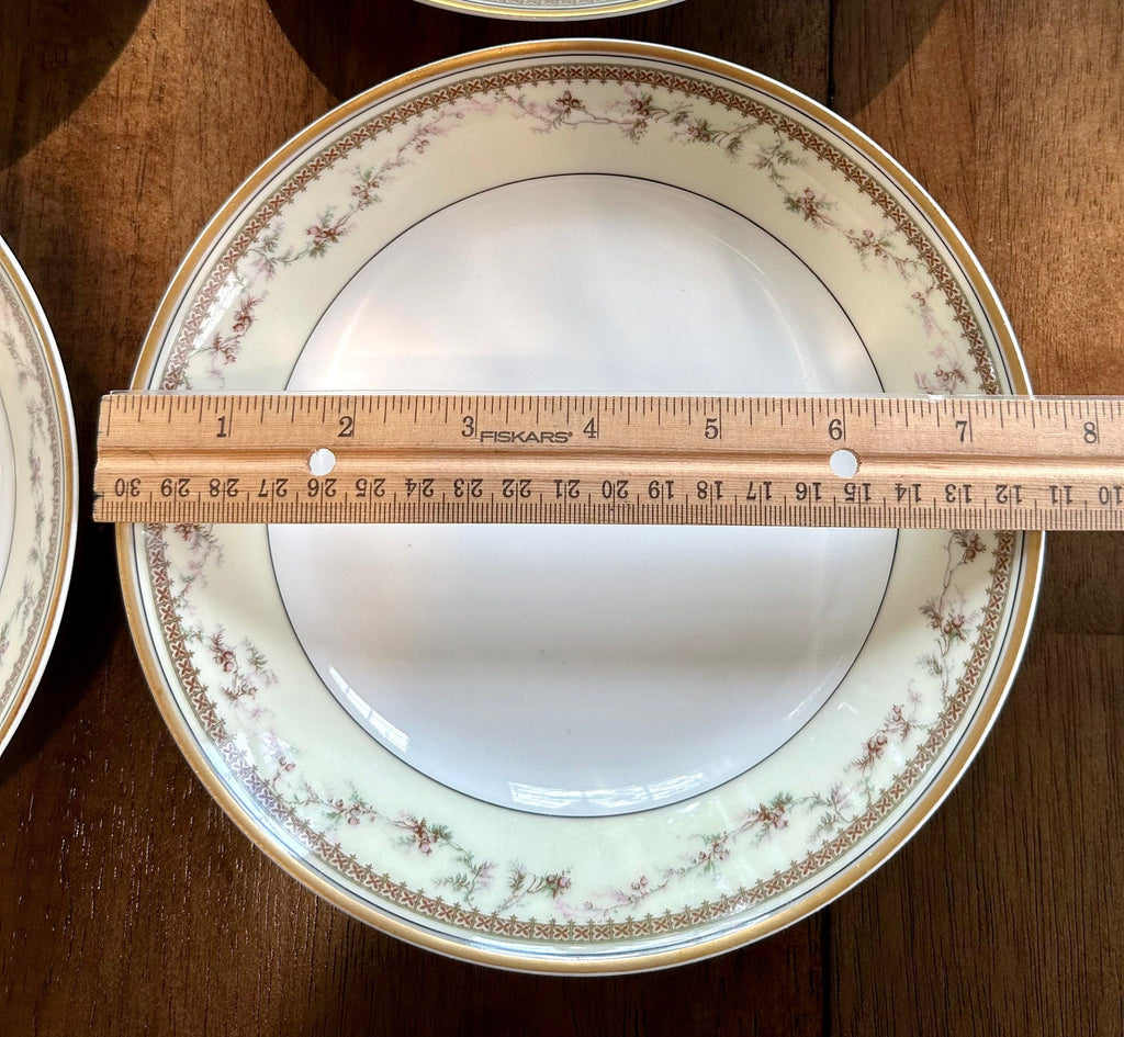 4 Haviland Limoges Yale Soup Bowls