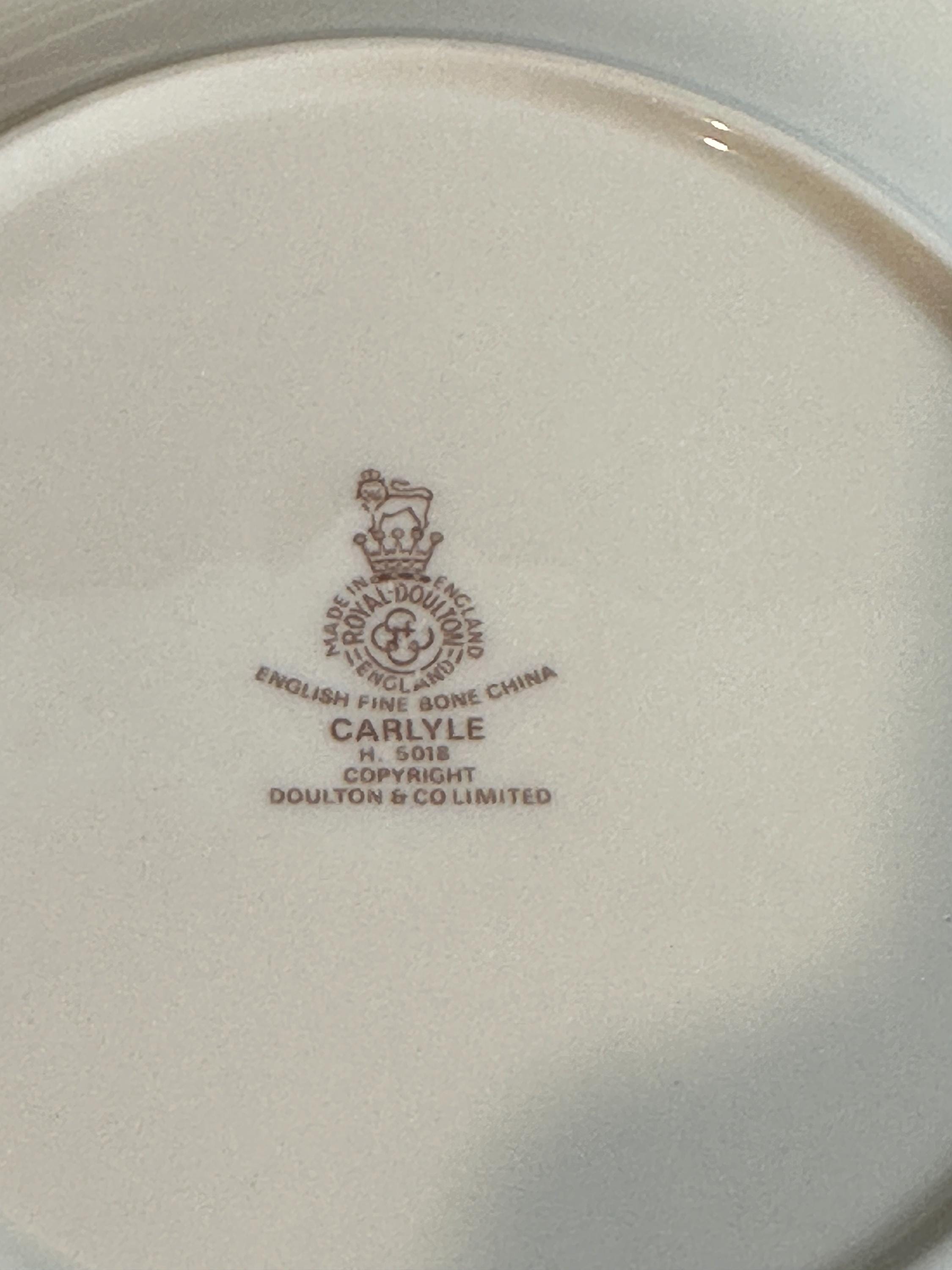 4 Royal Doulton Carlyle Bread Plates